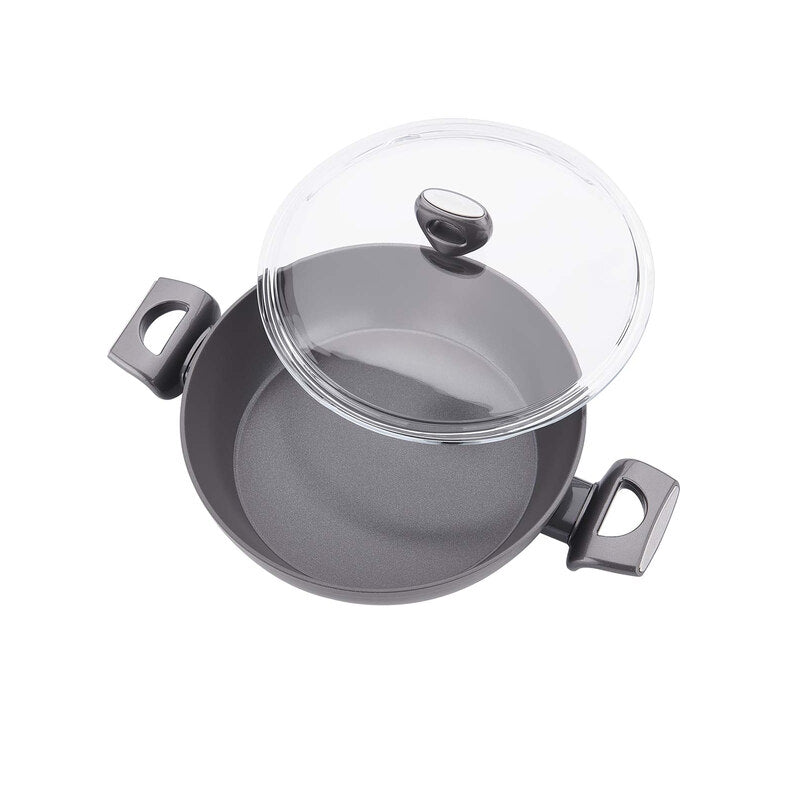 Korkmaz Nora Non-Stick Ceramic Pot with Glass Lid | Multiple Sizes Available