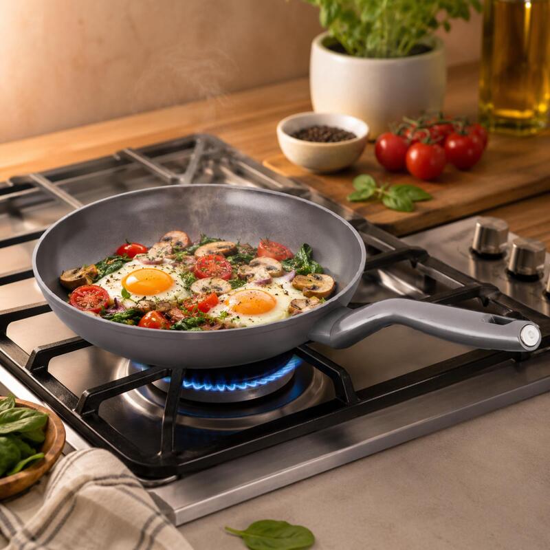 Korkmaz Nora Ceramic Non-Stick Frying Pan for Gas, Electric & Ceramic Hobs