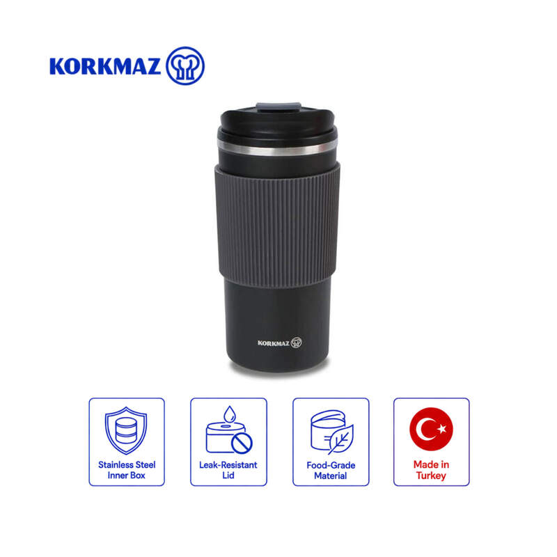 Korkmaz Freedom Plus 480ml Stainless Steel Insulated Coffee Tumbler