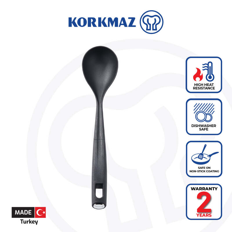Korkmaz Nora Heat Resistant Serving Spoon | Multiple Sizes Available