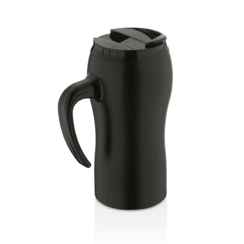 Korkmaz Comfort 500ml Stainless Steel Insulated Travel Coffee Mug with Handle
