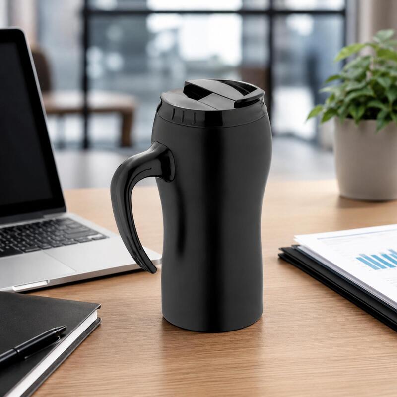 Korkmaz Comfort 500ml Stainless Steel Insulated Travel Coffee Mug with Handle