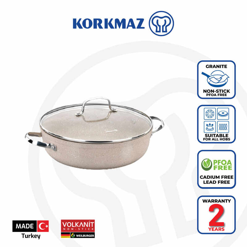 Korkmaz Granita Non-Stick Cooking Pot | Multiple Sizes Available