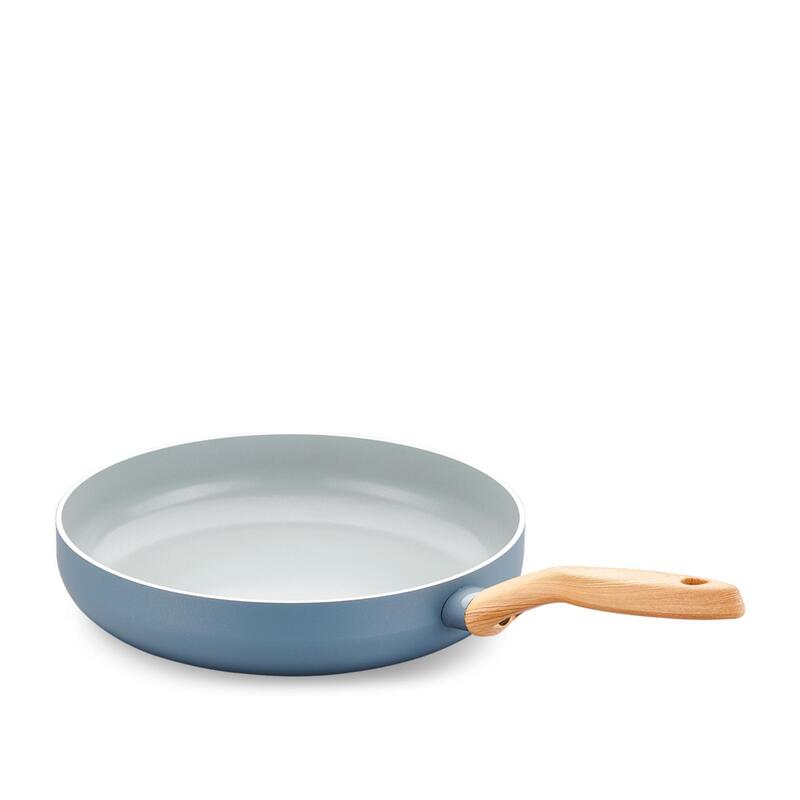 Korkmaz Mia Ceramic Non-Stick Frying Pan – Induction Compatible, PTFE & PFOA Free, Mint Green