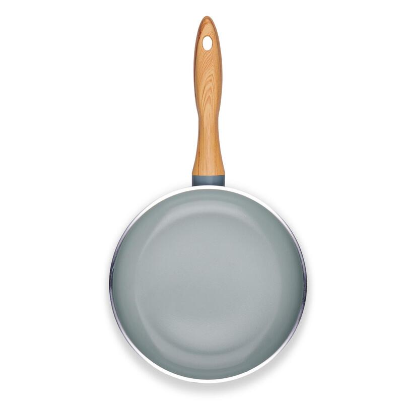 Korkmaz Mia Ceramic Non-Stick Frying Pan – Induction Compatible, PTFE & PFOA Free, Mint Green