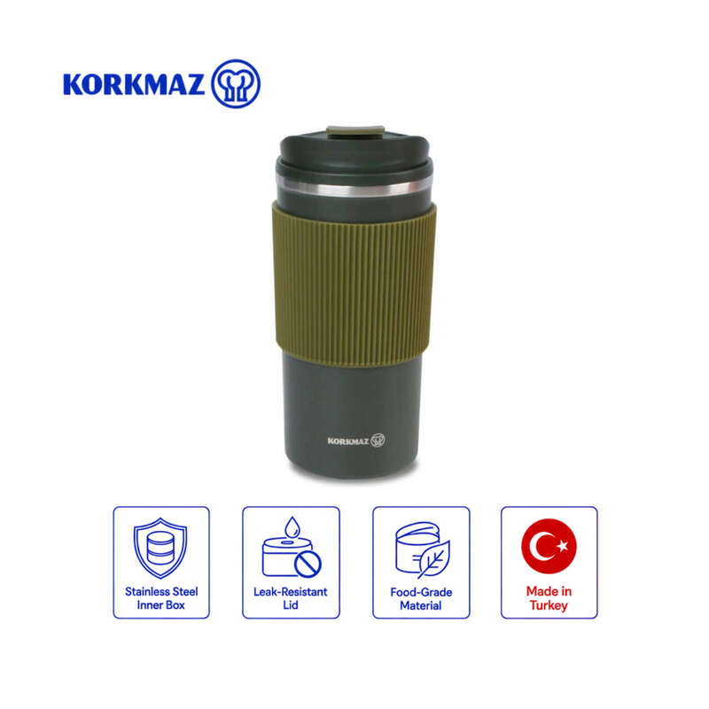 Korkmaz Freedom Plus 480ml Stainless Steel Insulated Coffee Tumbler