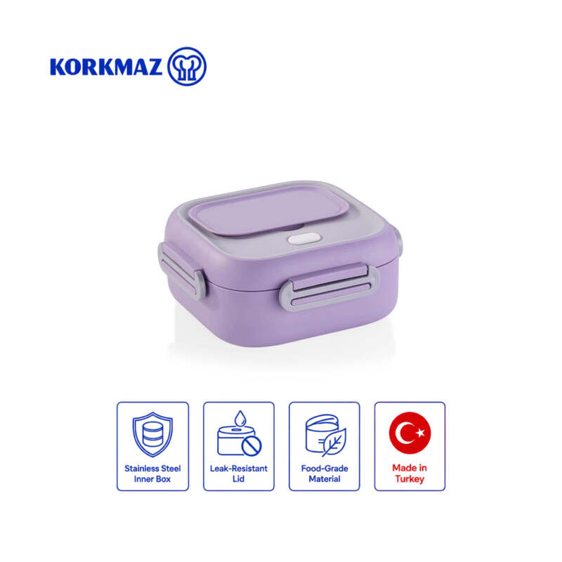 Korkmaz Essentials Warm Stainless Steel Insulated Lunch Box