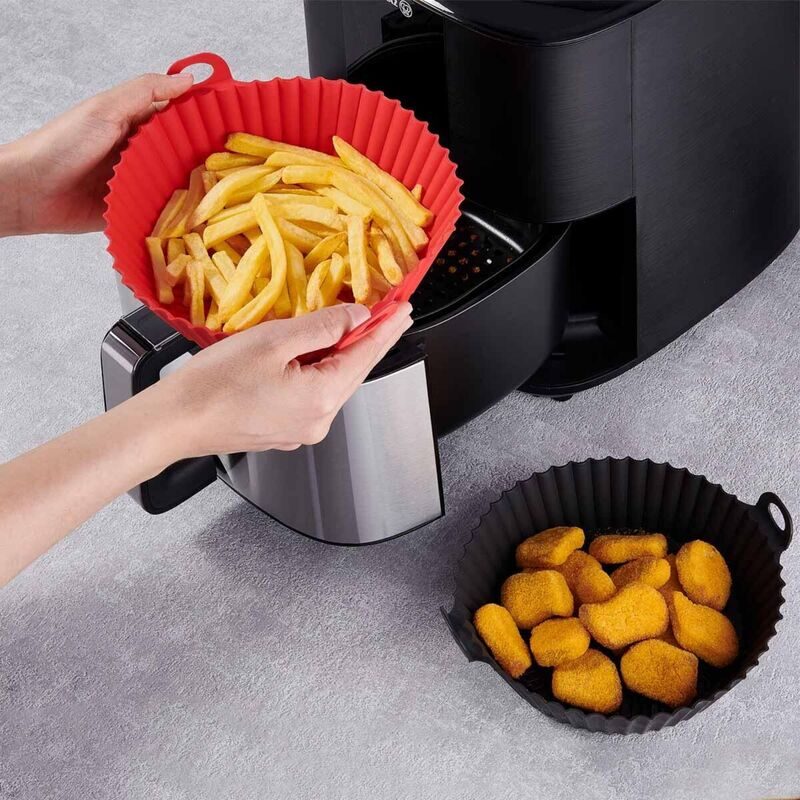 Korkmaz Silicone Bowl Basket for Air Fryer | Multiple Color Available