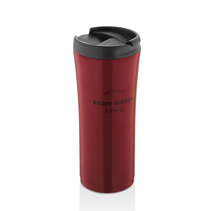 Korkmaz Freedom Stainless Steel Insulated Travel Mug with Lid