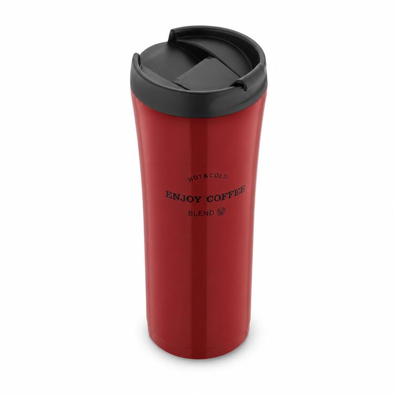 Korkmaz Freedom Stainless Steel Insulated Travel Mug with Lid