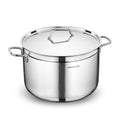 Korkmaz Alfa 18/10 Stainless Steel Cooking Pot with Lid, Induction Compatible