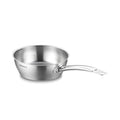 Korkmaz Proline Satin Stainless Steel Frying Pan | Multiple Sizes Available