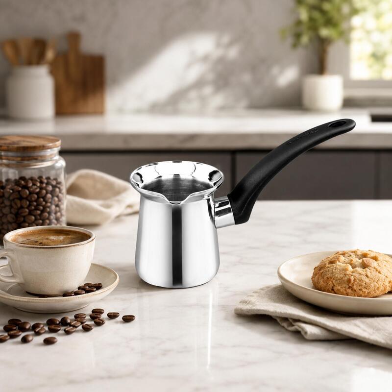 Korkmaz Orbit 18/10 Stainless Steel Turkish Coffee Pot Cezve