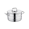 Korkmaz Astra2 18/10 Stainless Steel Casserole Pot with Lid, Induction Compatible