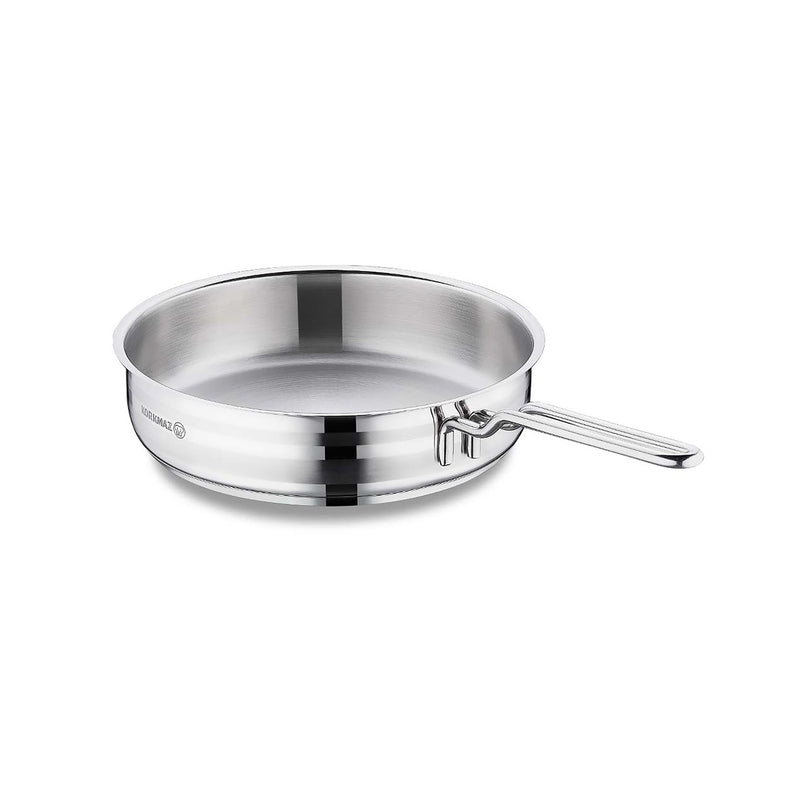 Korkmaz Astra Stainless Steel Frying Pan | Multiple Sizes Available