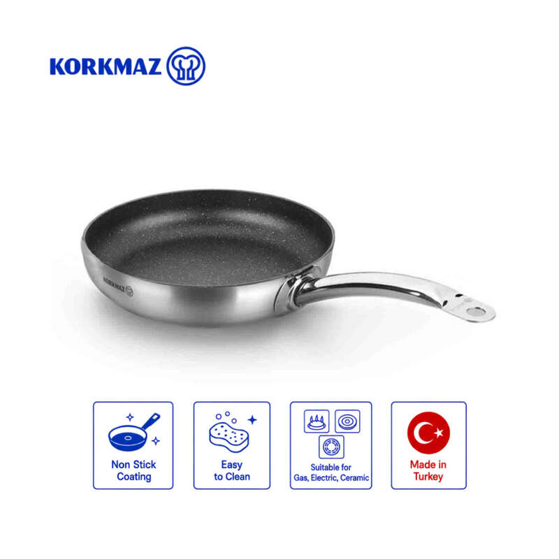 Korkmaz Proline Gastro Non-Stick Frying Pan for Gas, Electric & Ceramic Hobs