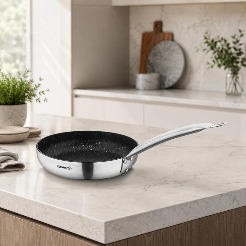Korkmaz Proline Gastro Non-Stick Frying Pan for Gas, Electric & Ceramic Hobs