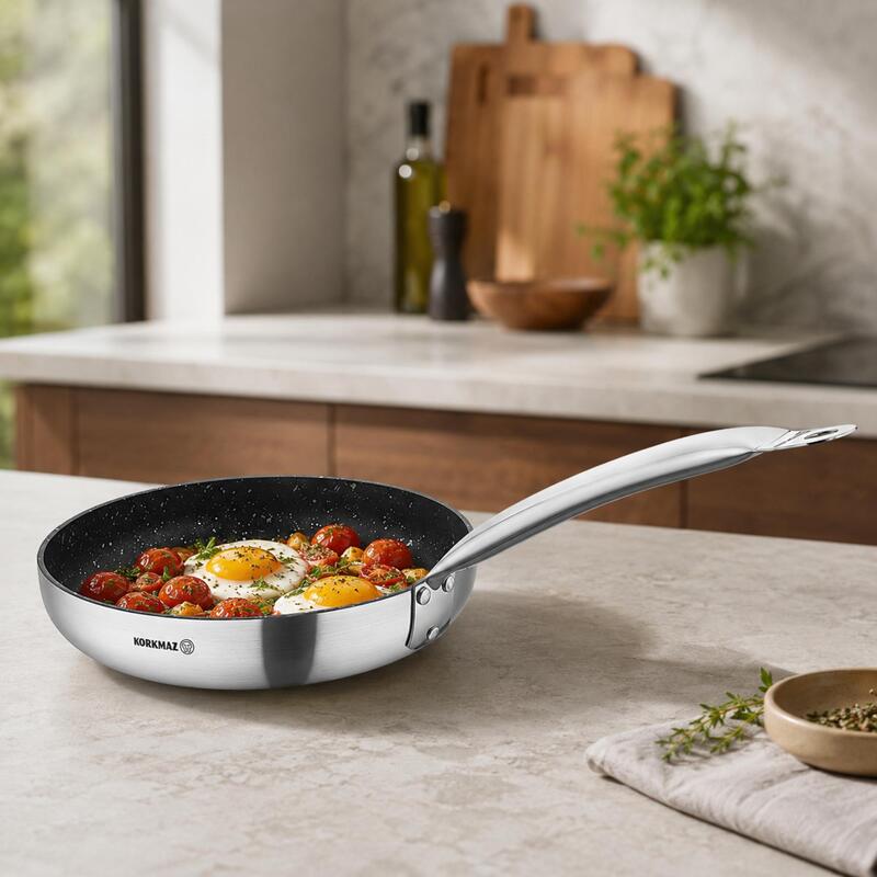 Korkmaz Proline Gastro Non-Stick Frying Pan for Gas, Electric & Ceramic Hobs