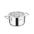 Korkmaz Stella 18/10 Stainless Steel Stock Pot with Lid | Multiple Sizes Available
