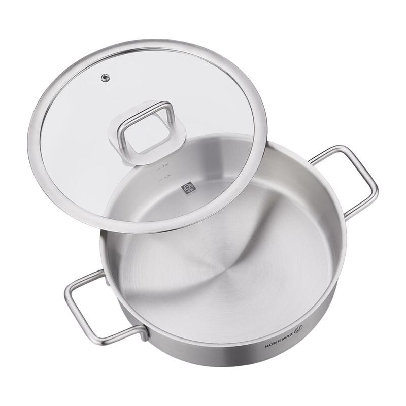 Korkmaz Stella Stainless Steel Cooking Pot | Multiple Sizes Available