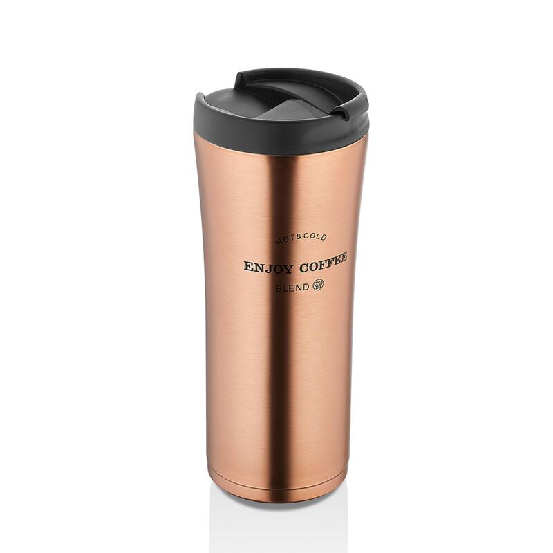 Korkmaz Freedom Stainless Steel Insulated Travel Mug with Lid