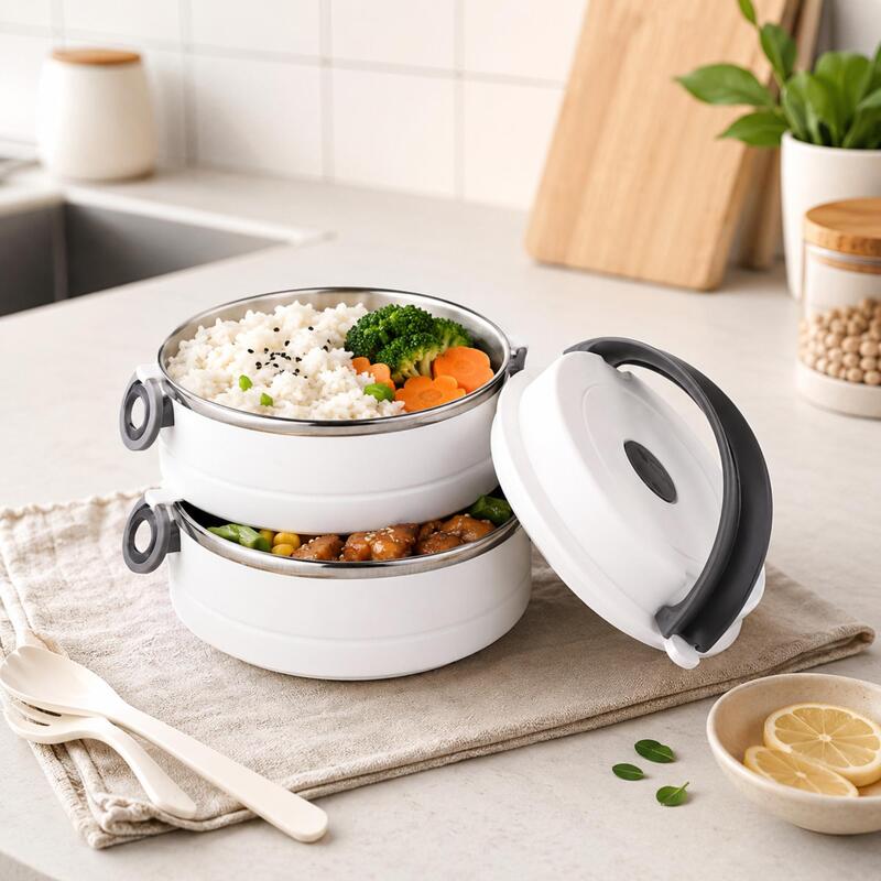 Korkmaz Essentials Warm Stainless Steel Insulated Lunch Box
